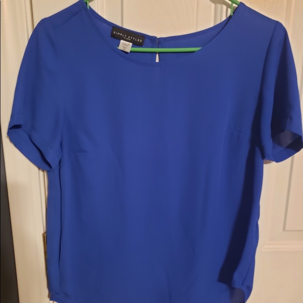 S blue blouse